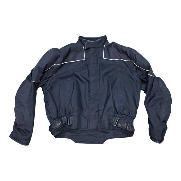 Harley-Davidson XXXL Black Motorcycle Jacket Reflective Easyriders Arlen Ness - Picture 3 of 7